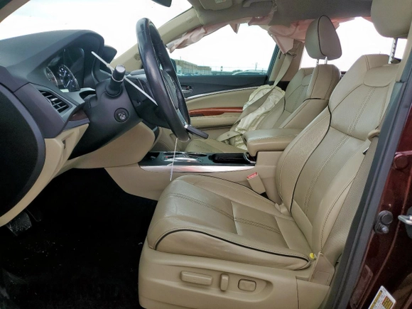 2017 Acura MDX Advance with VIN 5FRYD4H81HB015109, listed as a Copart auction lot 63743725 with 81,184 mi miles and Salvage title. Bid and sale history available at DreamBid. Image 7.