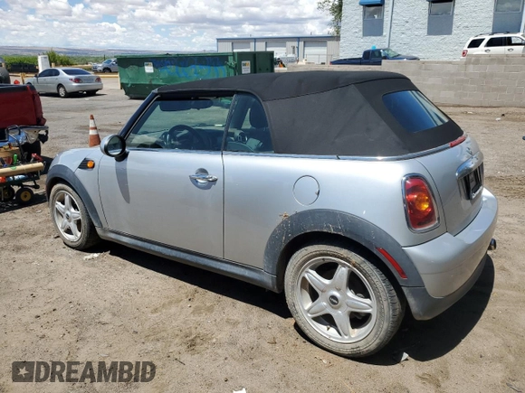2010 MINI Convertible with VIN WMWMR3C5XATU98379, listed as a Copart auction lot 56360255 with 108,414 mi miles and Clean Title. Bid and sale history available at DreamBid. Image 2.