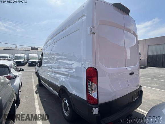 2023 Ford Transit Cargo with VIN 1FTBR1X85PKC01942, listed as a IAAI auction lot 42845488 with 726 mi miles and . Bid and sale history available at DreamBid. Image 6.