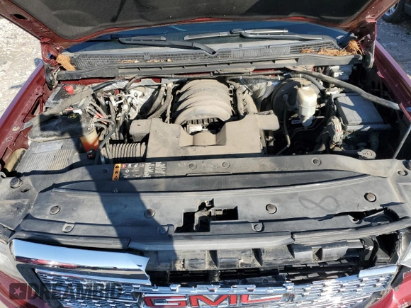 2017 GMC Sierra 1500 Denali with VIN 3GTU2PEC3HG120549, listed as a Copart auction lot 50585115 with 105,186 mi miles and Salvage Title. Bid and sale history available at DreamBid. Image 11.