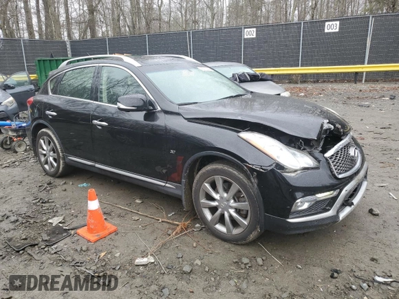 2016 Infiniti QX50 with VIN JN1BJ0RR9GM271412, listed as a Copart auction lot 42715214 with 54,645 mi miles. Bid and sale history available at carsss.com. Image 4.