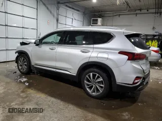2019 Hyundai Santa Fe Ultimate with VIN 5NMS5CAD5KH002245, listed as a Copart auction lot 45110185 with 33,991 mi miles and Salvage Title. Bid and sale history available at carsss.com. Image 2.