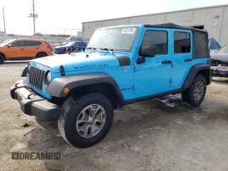 2017 Jeep Wrangler Unlimited Rubicon z VIN 1C4BJWFGXHL685079, wystawiony jako Copart lot #56037495 z przebiegiem 98 009 mil mil oraz Szkoda całkowita • Salvage title. Historia ofert i sprzedaży dostępna na DreamBid. Obrazek 1.