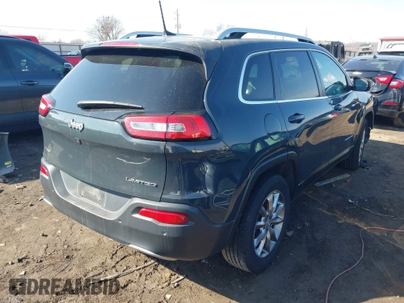 2018 Jeep Cherokee Limited with VIN 1C4PJMDB0JD569732, listed as a IAAI auction lot 41665127 with 55,412 mi miles. Bid and sale history available at carsss.com. Image 4.