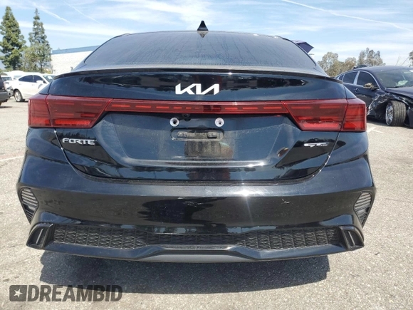 2024 Kia Forte GT-Line with VIN 3KPF54AD5RE717129, listed as a Copart auction lot 50432745 with 35,555 mi miles and Salvage Title. Bid and sale history available at carsss.com. Image 6.
