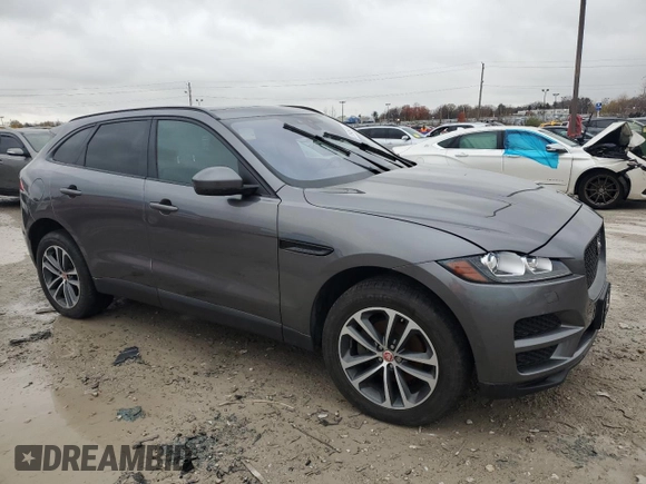 2018 Jaguar F-Pace 20d Premium with VIN SADCJ2FNXJA257790, listed as a Copart auction lot 81945434 with 76,524 mi miles and Clean Title. Bid and sale history available at DreamBid. Image 4.