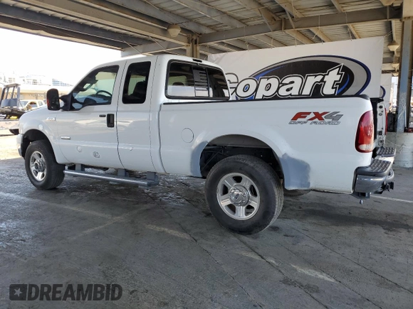 2006 Ford F-250 XL with VIN 1FTSX21P66ED77035, listed as a Copart auction lot 57294285 with 82,648 mi miles and Salvage title. Bid and sale history available at DreamBid. Image 2.