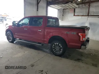 2016 Ford F-150 XLT with VIN 1FTEW1EG2GKF93746, listed as a Copart auction lot 57030625 with 124,989 mi miles and Salvage title. Bid and sale history available at DreamBid. Image 2.
