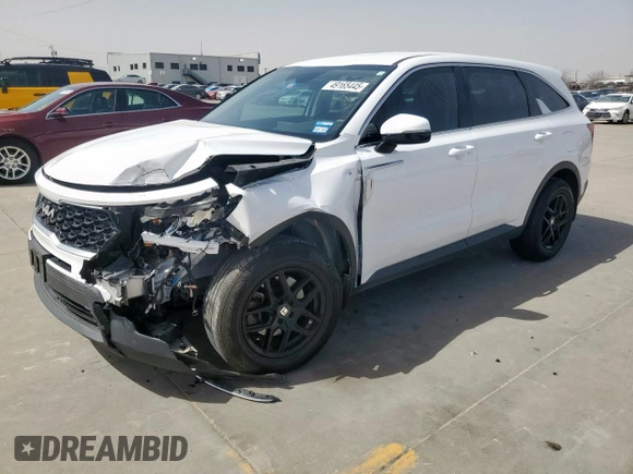 2023 Kia Sorento LX with VIN 5XYRG4LC7PG179481, listed as a Copart auction lot 49165445 with 73,144 mi miles and Salvage Title. Bid and sale history available at carsss.com. Image 1.