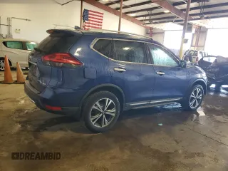 2017 Nissan Rogue SV with VIN 5N1AT2MV7HC858990, listed as a Copart auction lot 55494495 with 108,589 mi miles and Salvage title. Bid and sale history available at DreamBid. Image 3.