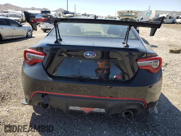 2018 Subaru BRZ tS with VIN JF1ZCAD1XJ9600115, listed as a Copart auction lot 52885834 with 31,503 mi miles and Salvage title. Bid and sale history available at DreamBid. Image 6.