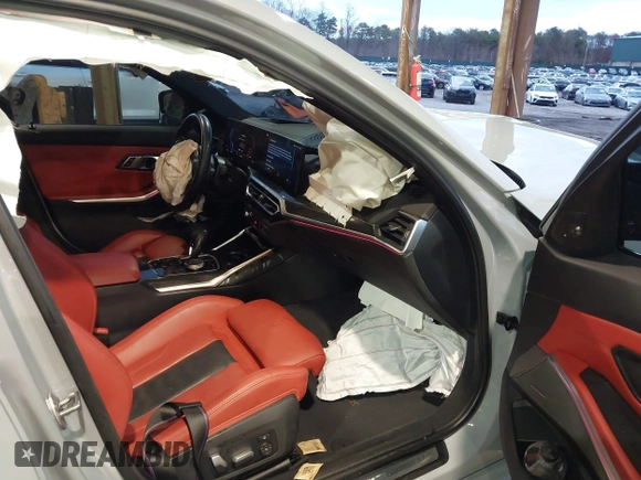2023 BMW M3 Competition xDrive with VIN WBS43AY03PFP13218, listed as a IAAI auction lot 40936588 with 26,610 mi miles and . Bid and sale history available at DreamBid. Image 5.