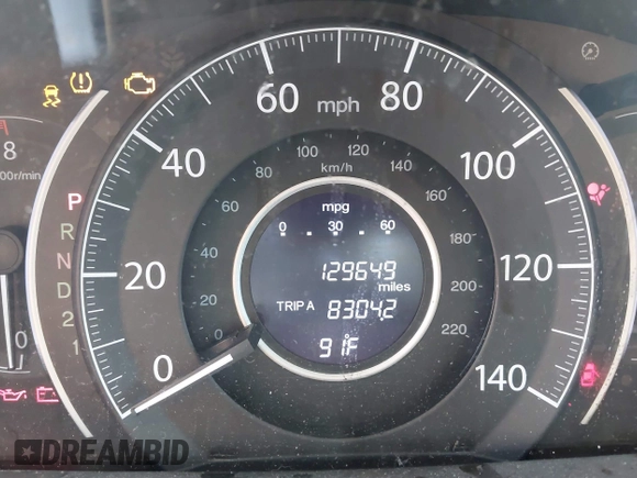 2014 Honda CR-V EX with VIN 5J6RM4H55EL035927, listed as a IAAI auction lot 42297836 with 129,649 mi miles and . Bid and sale history available at DreamBid. Image 15.