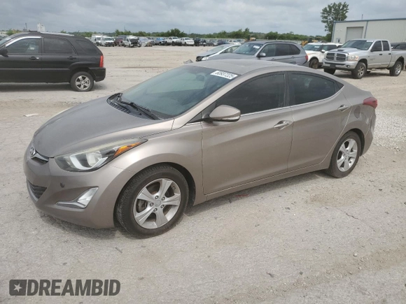 2016 Hyundai Elantra SE with VIN 5NPDH4AE3GH709935, listed as a Copart auction lot 60937225 with 158,158 mi miles and Clean title. Bid and sale history available at DreamBid. Image 1.