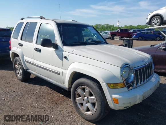 2005 Jeep Liberty Limited with VIN 1J4GL58K05W509884, listed as a IAAI auction lot 42245608 with 201,419 mi miles and . Bid and sale history available at DreamBid. Image 1.