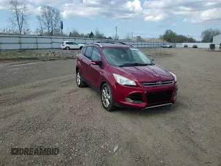 2014 Ford Escape Titanium with VIN 1FMCU9J94EUE49129, listed as a Copart auction lot 54357125 with 205,519 mi miles and Salvage Title. Bid and sale history available at carsss.com. Image 14.