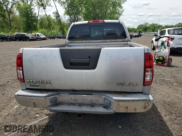 2006 Nissan Frontier SE with VIN 1N6AD06W96C444177, listed as a Copart auction lot 58078695 with 120,372 mi miles and Clean title. Bid and sale history available at DreamBid. Image 6.