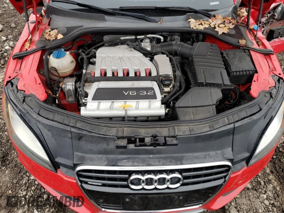 2008 Audi TT 3.2L with VIN TRUDD38J981023227, listed as a Copart auction lot 81198074 with 81,465 mi miles and Salvage Title. Bid and sale history available at carsss.com. Image 11.