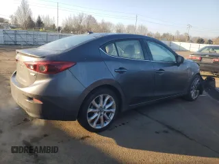 2014 Mazda 3 S Grand Touring with VIN JM1BM1W38E1195867, listed as a Copart auction lot 41918475 with 49,100 mi miles and Salvage Title. Bid and sale history available at DreamBid. Image 3.