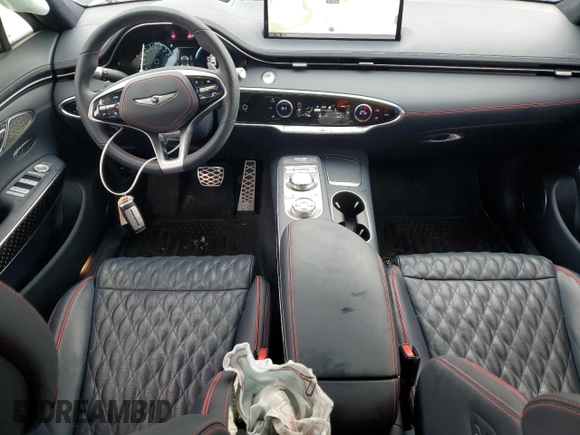 2022 Genesis GV70 Sport с VIN KMUMCDTC1NU018316, выставлен на аукционе Copart как лот 43266355 с пробегом 46 048 миль миль и Чистый • Clean title. История ставок и продаж доступна на DreamBid. Изображение 8.