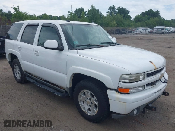 2004 Chevrolet Tahoe Z71 with VIN 1GNEK13T54R186784, listed as a IAAI auction lot 42654886 with Not provided miles and . Bid and sale history available at DreamBid. Image 1.