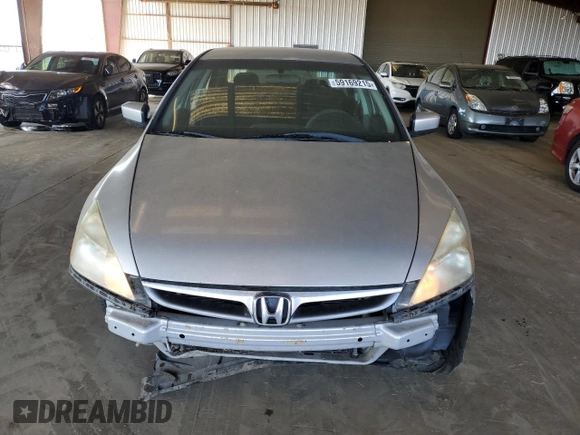2007 Honda Accord LX with VIN 1HGCM56437A175051, listed as a Copart auction lot 59169215 with 255,162 mi miles and Salvage title. Bid and sale history available at DreamBid. Image 5.