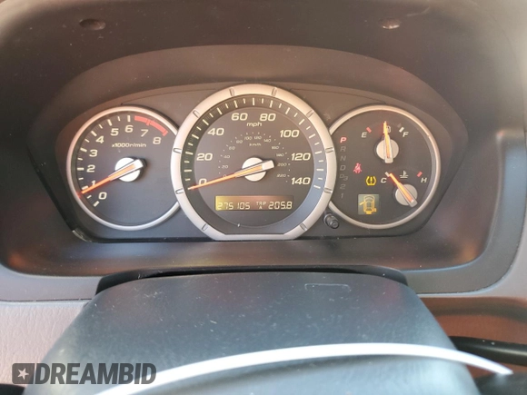 2007 Honda Pilot EX-L with VIN 5FNYF28737B042477, listed as a Copart auction lot 86172824 with 275,105 mi miles and Salvage Title. Bid and sale history available at DreamBid. Image 9.