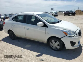2020 Mitsubishi Mirage G4 ES with VIN ML32F3FJ5LHF04581, listed as a Copart auction lot 51094454 with 64,537 mi miles. Bid and sale history available at carsss.com. Image 4.