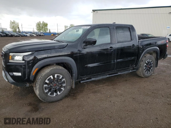 2022 Nissan Frontier S with VIN 1N6ED1EKXNN678630, listed as a Copart auction lot 58047445 with 64,460 mi miles and Salvage title. Bid and sale history available at DreamBid. Image 1.