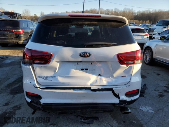 2019 Kia Sorento L with VIN 5XYPG4A32KG575627, listed as a Copart auction lot 41454265 with 67,207 mi miles and Salvage Title. Bid and sale history available at DreamBid. Image 6.
