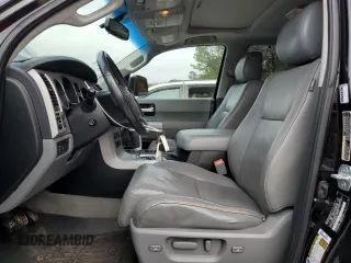 2008 Toyota Sequoia Platinum with VIN 5TDZY67A28S014055, listed as a Copart auction lot 81816774 with 268,293 mi miles and Salvage Title. Bid and sale history available at carsss.com. Image 7.
