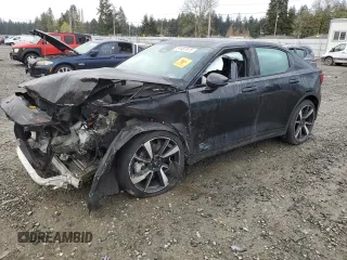 2021 Polestar 2 Launch Edition with VIN LPSED3KA7ML019076, listed as a Copart auction lot 51487615 with 0 mi miles and Salvage Title. Bid and sale history available at carsss.com. Image 1.