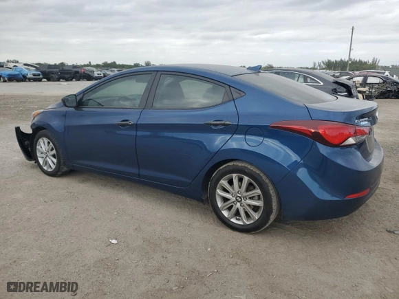 2016 Hyundai Elantra Limited with VIN KMHDH4AE9GU520241, listed as a Copart auction lot 84691234 with 115,831 mi miles and Salvage Title. Bid and sale history available at carsss.com. Image 2.