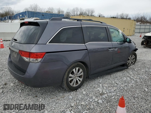 2015 Honda Odyssey EX with VIN 5FNRL5H4XFB116772, listed as a Copart auction lot 51952915 with 192,554 mi miles and Salvage Title. Bid and sale history available at DreamBid. Image 3.