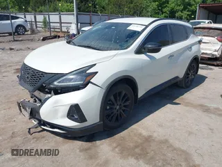 2022 Nissan Murano SV z VIN 5N1AZ2BJ5NC127825, wystawiony jako IAAI lot #42236711 z przebiegiem 65 183 mil mil oraz . Historia ofert i sprzedaży dostępna na DreamBid. Obrazek 2.