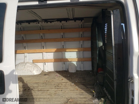 2019 GMC Savana Cargo Van with VIN 1GTW7AFG4K1335887, listed as a Copart auction lot 80944784 with 0 mi miles and Salvage Title. Bid and sale history available at carsss.com. Image 12.