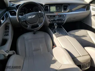2015 Hyundai Genesis 3.8L with VIN KMHGN4JE5FU088008, listed as a Copart auction lot 52355645 with 148,021 mi miles and Salvage Title. Bid and sale history available at carsss.com. Image 8.