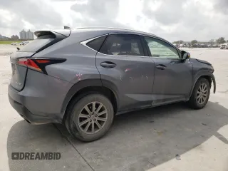 2017 Lexus NX with VIN JTJYARBZ7H2062539, listed as a Copart auction lot 48854705 with 71,574 mi miles and Salvage Title. Bid and sale history available at carsss.com. Image 3.
