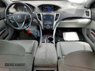 2015 Acura TLX V6 with VIN 19UUB2F37FA020825, listed as a Copart auction lot 56641335 with 213,871 mi miles and Salvage title. Bid and sale history available at DreamBid. Image 8.