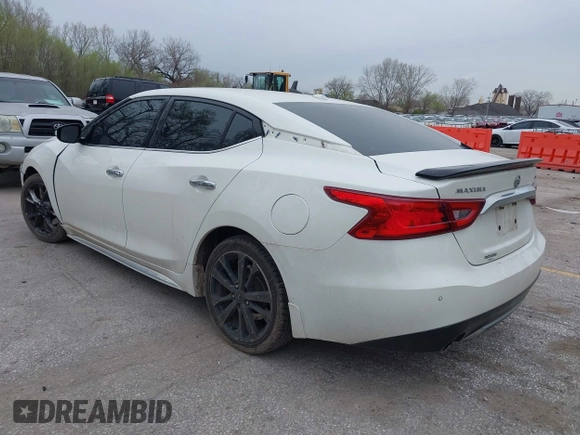 2017 Nissan Maxima SV with VIN 1N4AA6AP6HC416814, listed as a IAAI auction lot 41960419 with 190,967 mi miles and . Bid and sale history available at DreamBid. Image 3.