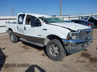 2002 Ford Super Duty F-250 XL with VIN 1FTNW21F42EC30455, listed as a IAAI auction lot 41439201 with 1 mi miles. Bid and sale history available at carsss.com. Image 1.