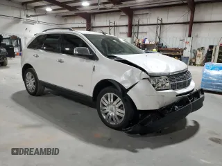 2009 Lincoln MKX with VIN 2LMDU68C99BJ01217, listed as a Copart auction lot 86025114 with Not Provided miles and Salvage Title. Bid and sale history available at DreamBid. Image 4.