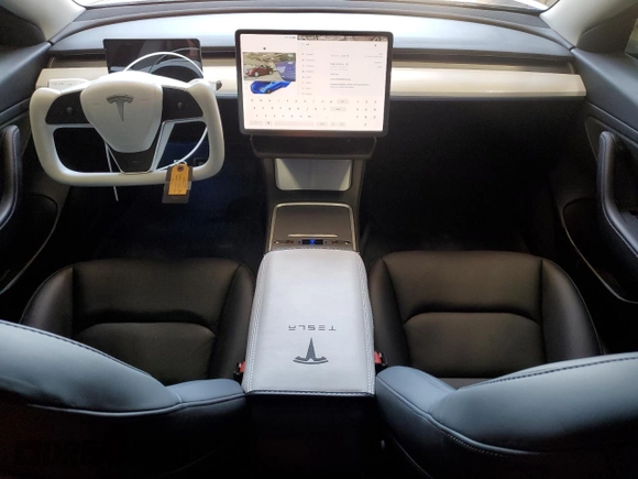 2021 Tesla Model 3 Long Range with VIN 5YJ3E1EB6MF902352, listed as a Copart auction lot 52257095 with 41,213 mi miles and Salvage Title. Bid and sale history available at DreamBid. Image 8.