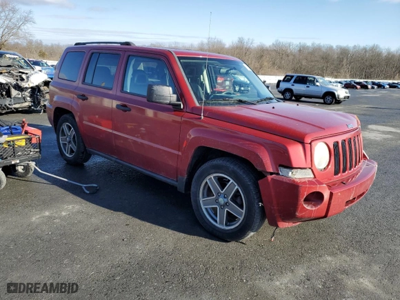 2008 Jeep Patriot Sport with VIN 1J8FF28W08D714415, listed as a Copart auction lot 47040525 with 93,941 mi miles and Clean Title. Bid and sale history available at carsss.com. Image 4.
