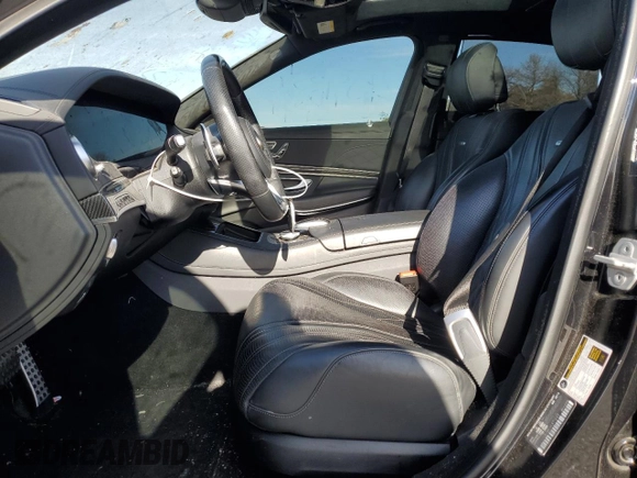 2018 Mercedes-Benz S 63 AMG with VIN WDDUG8JB0JA361449, listed as a Copart auction lot 77547564 with 41,408 mi miles and Salvage Title. Bid and sale history available at DreamBid. Image 7.