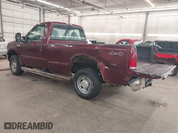 2005 Ford F-250 XL with VIN 1FTNF21575EB34458, listed as a IAAI auction lot 42688465 with 101,699 mi miles and . Bid and sale history available at DreamBid. Image 3.