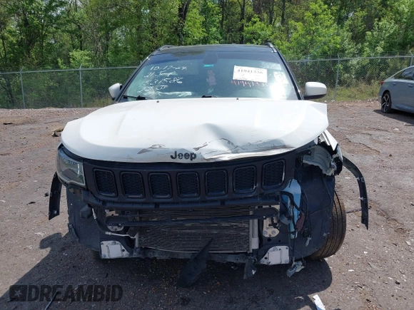 2021 Jeep Compass Altitude with VIN 3C4NJCBB8MT531586, listed as a IAAI auction lot 41941336 with 61,476 mi miles. Bid and sale history available at carsss.com. Image 6.