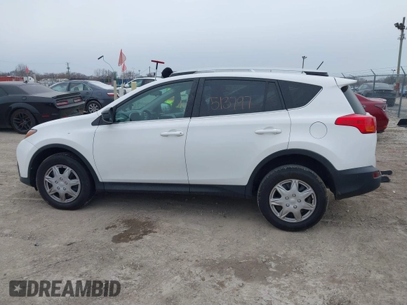 2013 Toyota RAV4 LE with VIN 2T3ZFREV3DW007993, listed as a IAAI auction lot 41892466 with 112,283 mi miles. Bid and sale history available at carsss.com. Image 14.