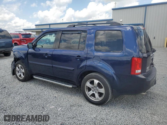 2013 Honda Pilot EX-L с VIN 5FNYF3H55DB021033, выставлен на аукционе Copart как лот 57101585 с пробегом 154 885 миль миль и Списание • Salvage title. История ставок и продаж доступна на DreamBid. Изображение 2.