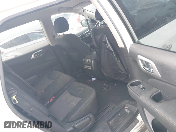 2017 Nissan Pathfinder Platinum with VIN 5N1DR2MN0HC609829, listed as a IAAI auction lot 41500505 with 185,271 mi miles. Bid and sale history available at carsss.com. Image 8.